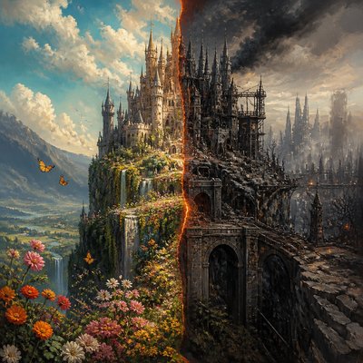 majestic castle on a hilltop