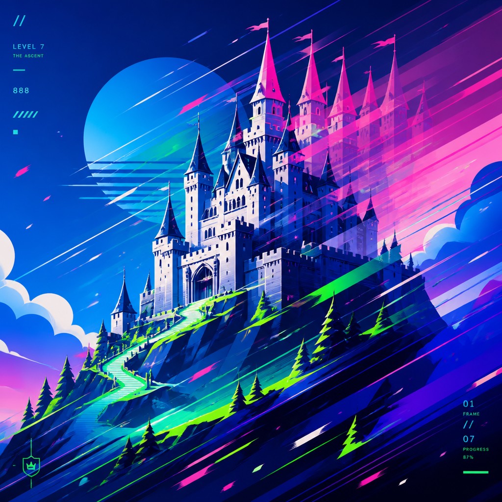 majestic castle on a hilltop
