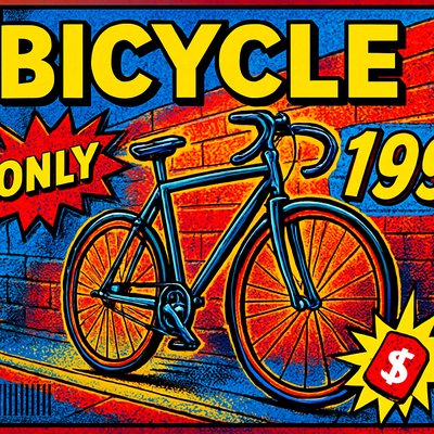 bicyle resting against a wall