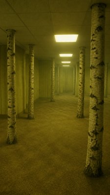 a serene birch forest in soft morning light, no people, no text