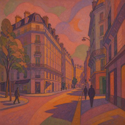 Synthetism Art Style Style Transfer Example