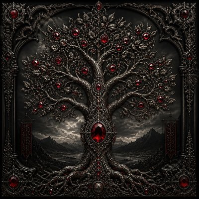 a tree in nature — Gothic Jewelry Design