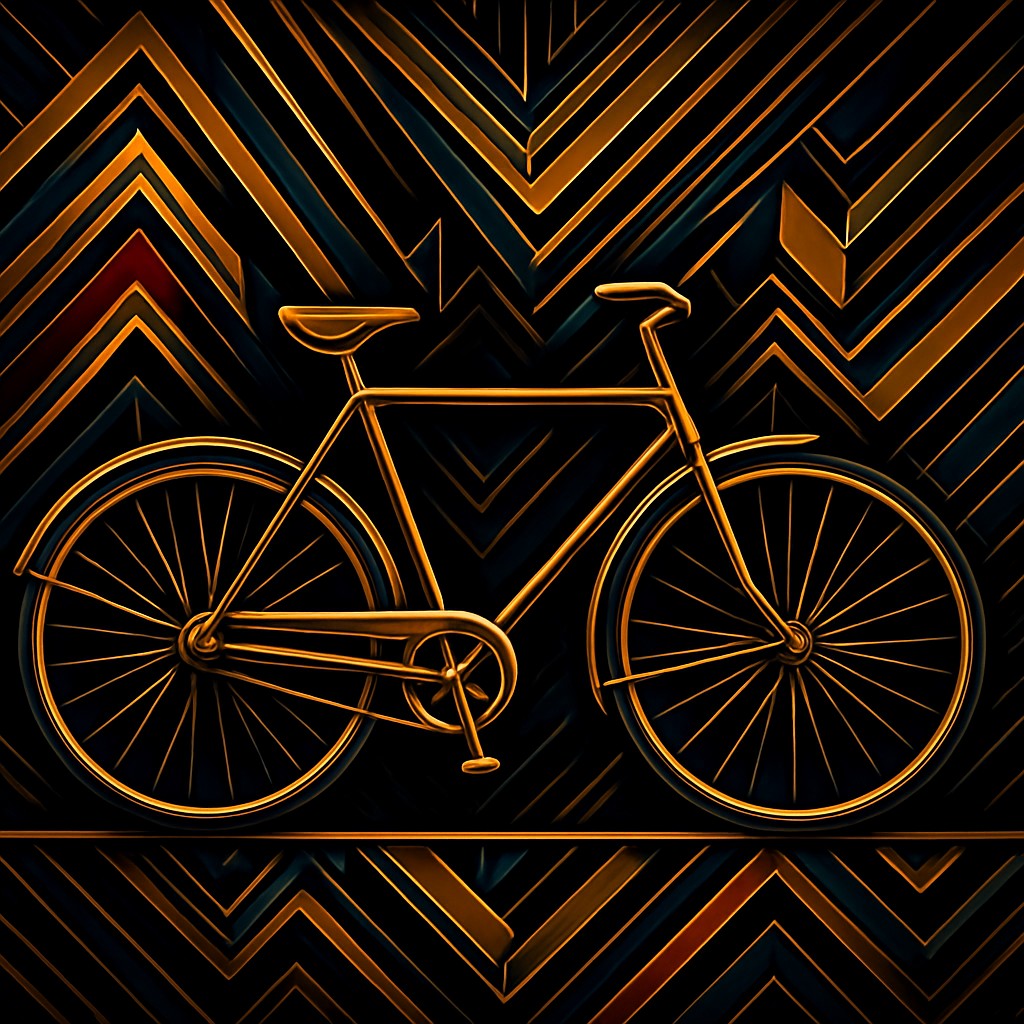 bicyle resting against a wall