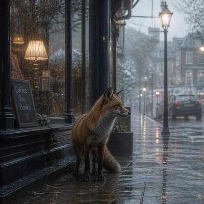 animal standing in natural pose — Rainy Day Aesthetic