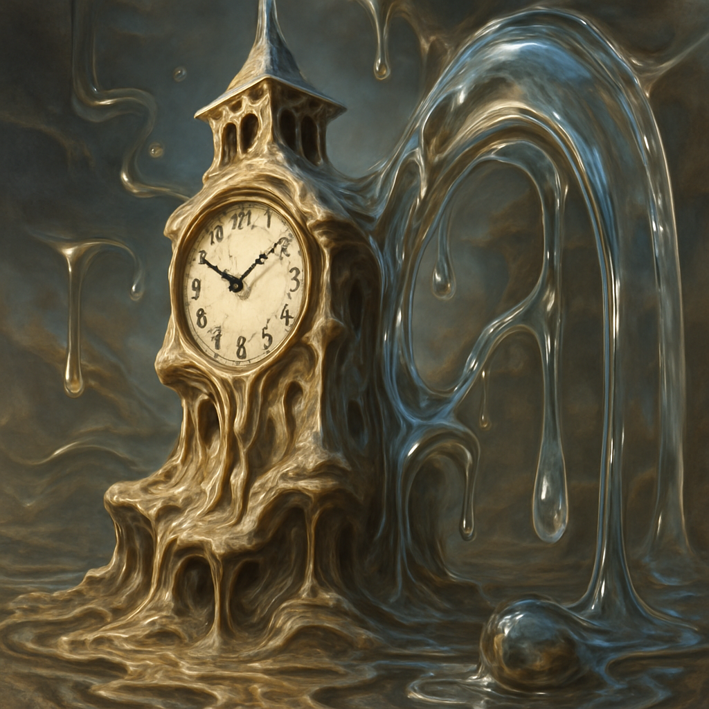 Melting clocktower