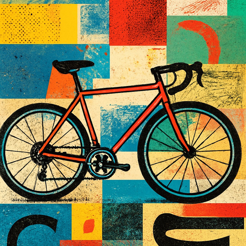 bicyle resting against a wall