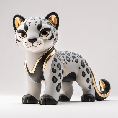 animal standing in natural pose — Art Toy Sculpture