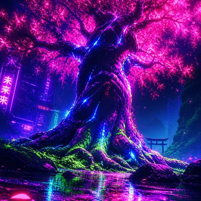 a tree in nature