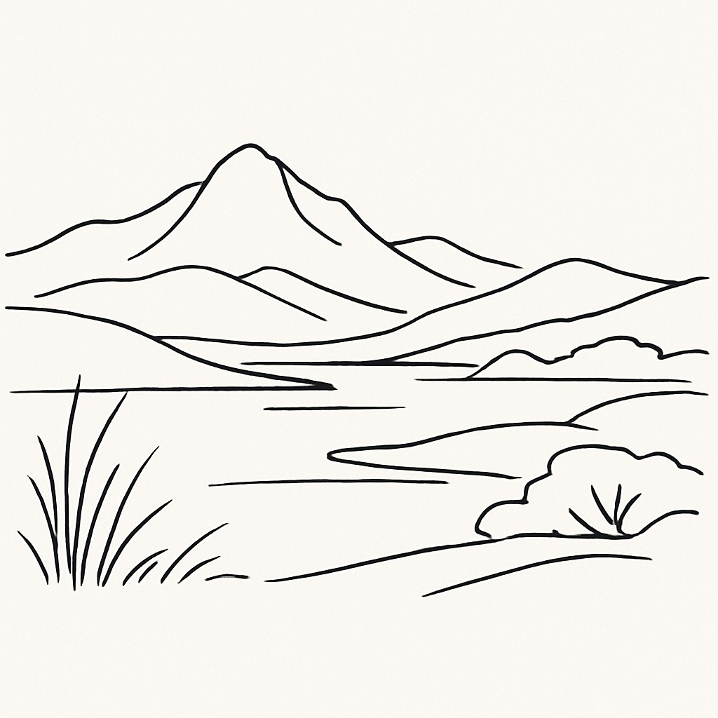 wide landscape with natural scenery