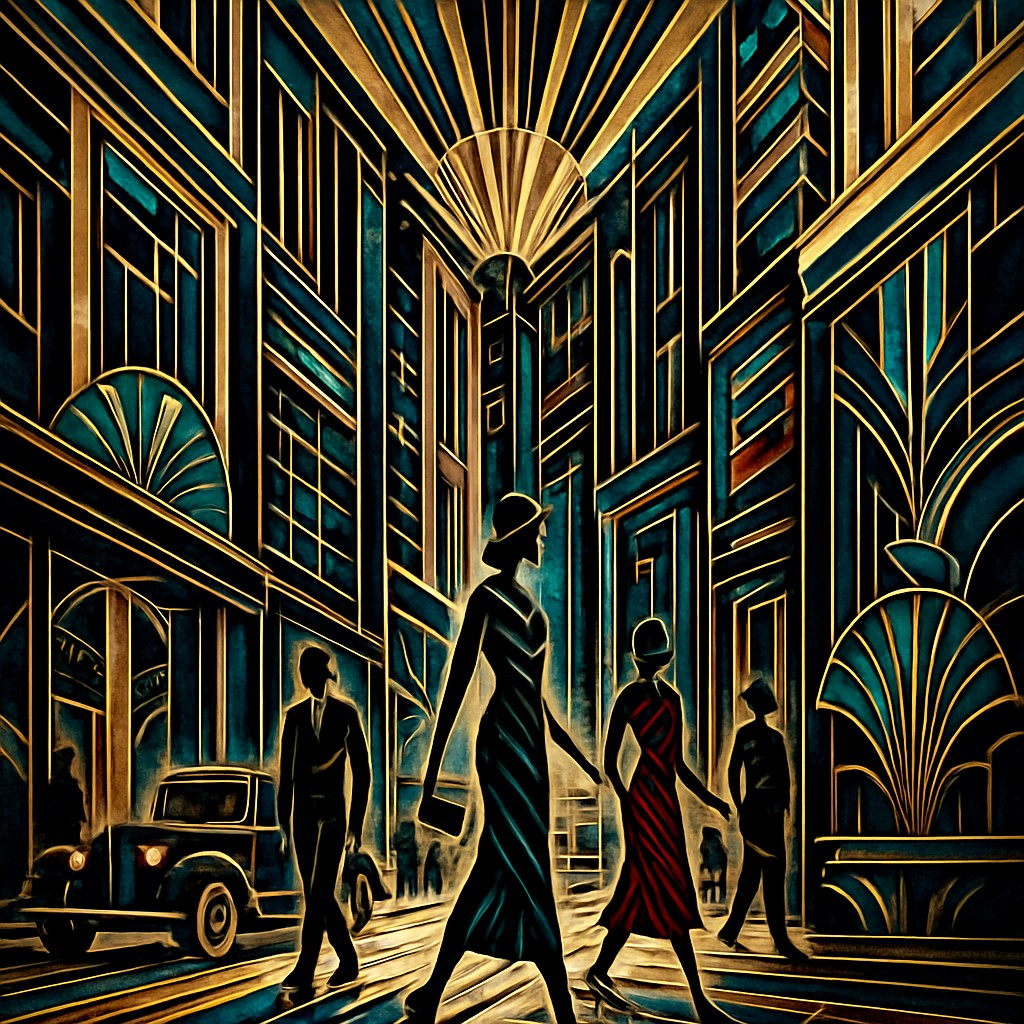 urban street with city activity