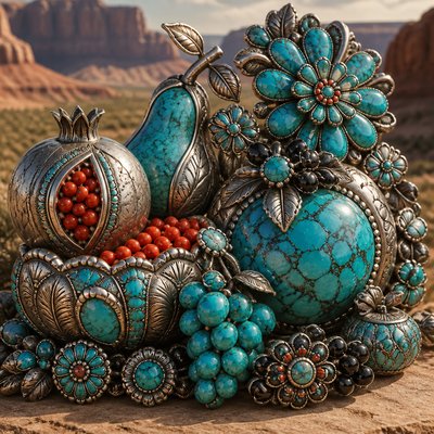 Southwestern Turquoise Jewelry Style 3