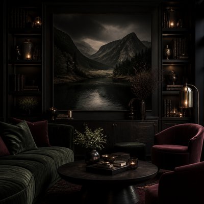 Dark Moody Interior Design 2