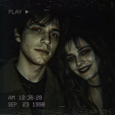 portrait of two people together