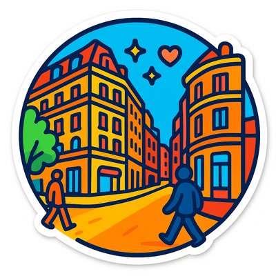 Character Sticker Design Style Transfer Example