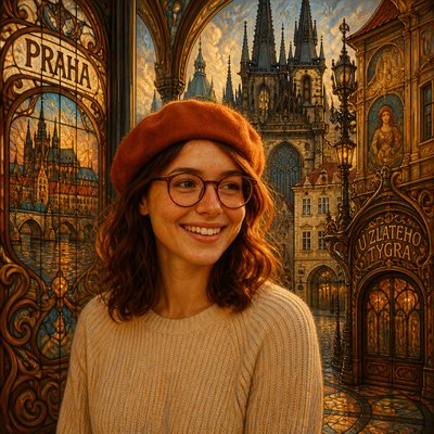 Prague Art Style Style Transfer Example