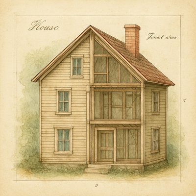 house with front view