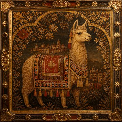 animal standing in natural pose — Cusco Art Style
