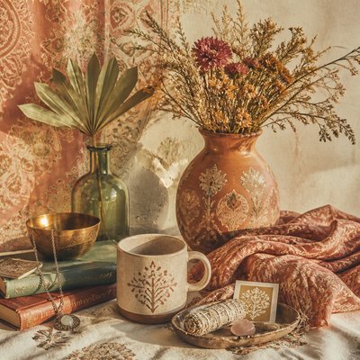 still life with everyday objects