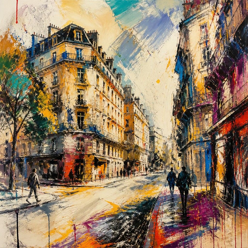 Abstract Expressionist Modern Art Style Style Transfer Example