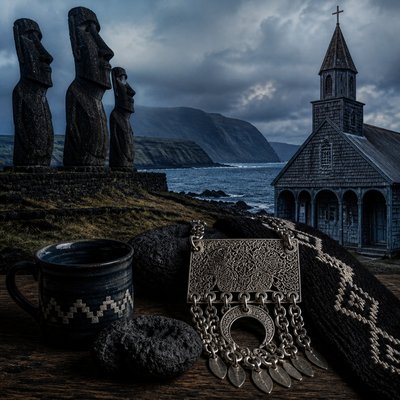 still life with everyday objects — Chilean Art Style