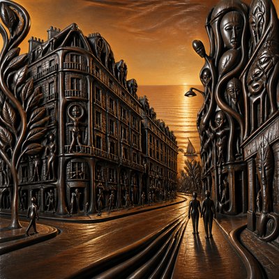 Mozambican Art Style Style Transfer Example