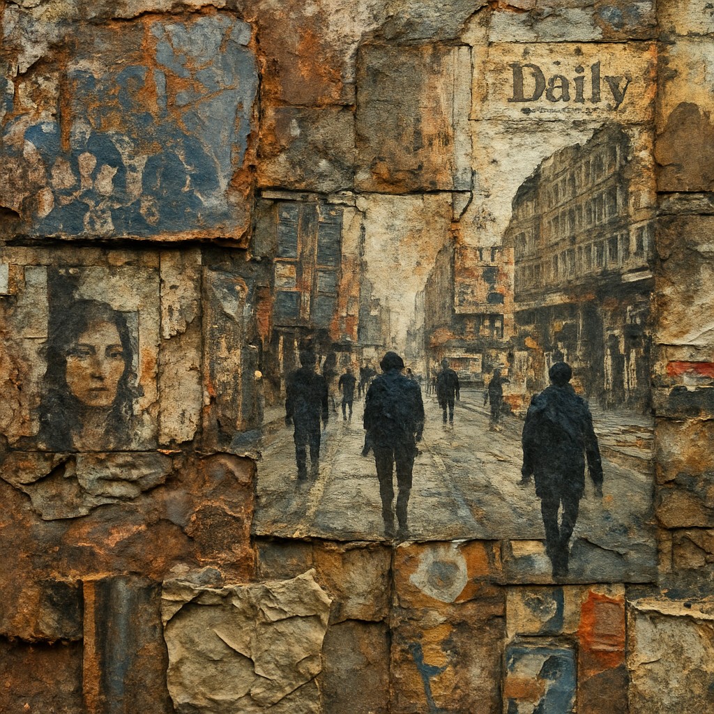 urban street with city activity