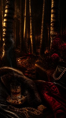 a serene birch forest in soft morning light, no people, no text