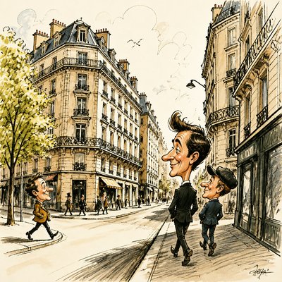 Caricature Art Style Style Transfer Example