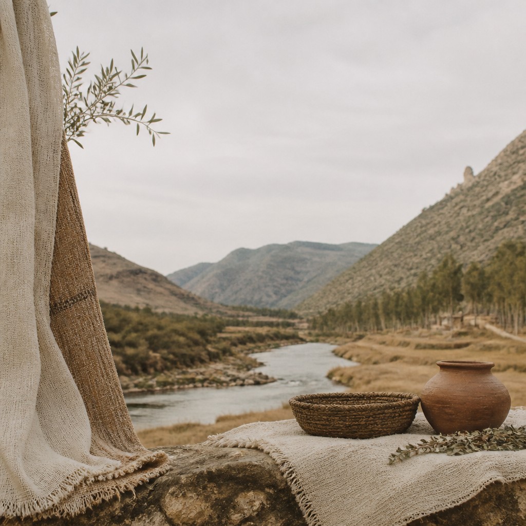 wide landscape with natural scenery — Sustainable Fashion Design