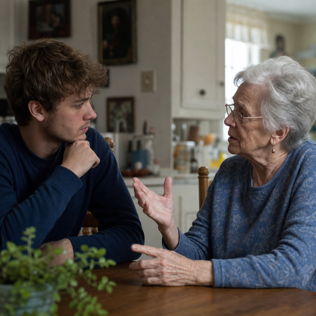 My grandmother asked me, “Have you ever noticed how often you use words like I, me, my, myself, mine? It sounds like you think the Trinity is ‘Me, myself and I.’