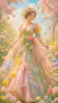 full-length portrait of an elegant figure