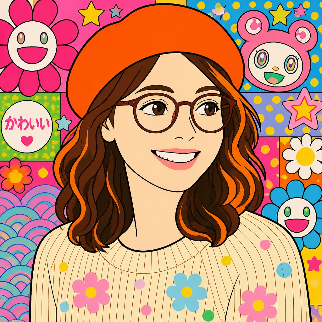 Superflat Art Style Style Transfer Example