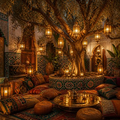 a tree in nature — Moroccan Interior Design