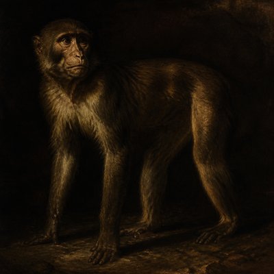 animal standing in natural pose