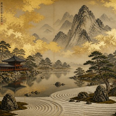 Kyoto Zen Art Style 2