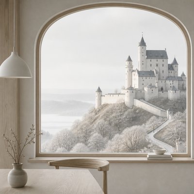 majestic castle on a hilltop
