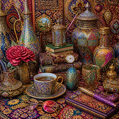 still life with everyday objects
