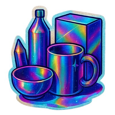 still life with everyday objects