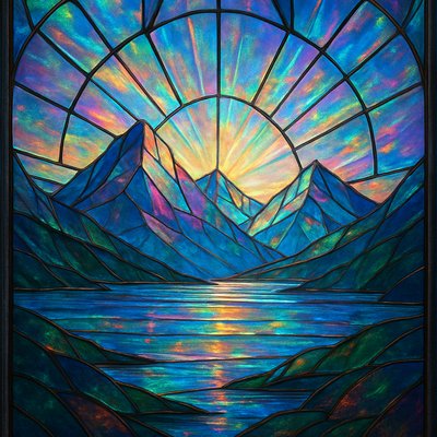 Holographic Stained Glass 2