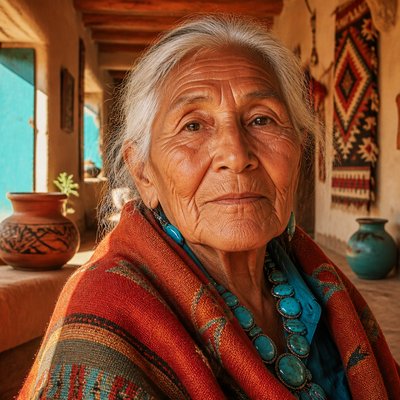 close-up portrait of an elderly person with expressive weathered features