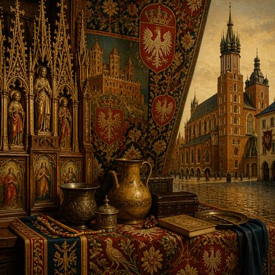 still life with everyday objects — Krakow Art Style