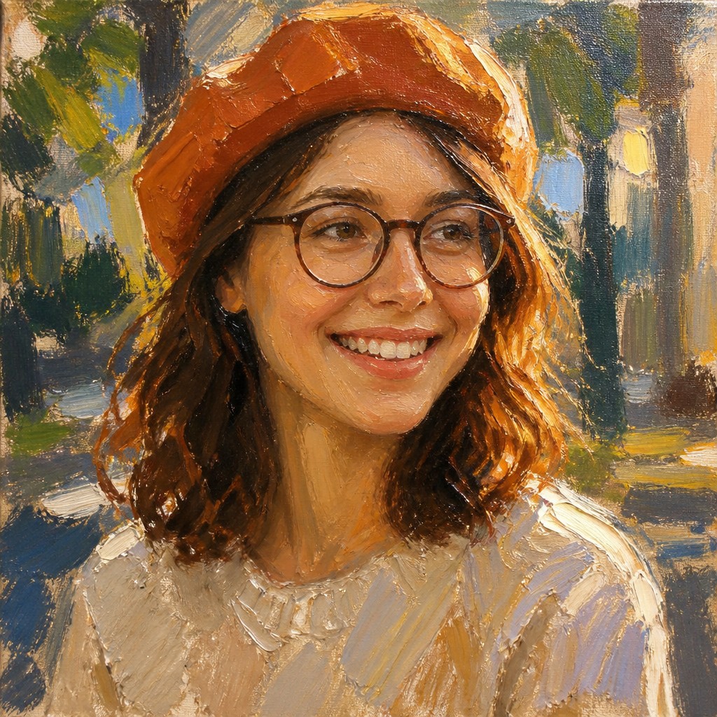 Plein Air Landscape Art Style Style Transfer Example