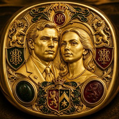 portrait of two people together