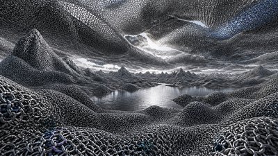 sweeping panoramic landscape with a dramatic sky