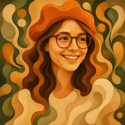 Biomorphic Shapes Art Style Style Transfer Example
