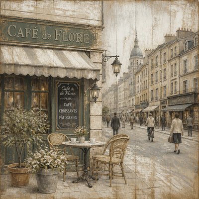 urban street with city activity