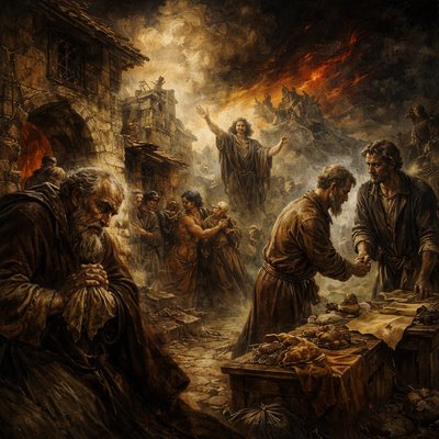 “For the seller shall not return to that which is sold, although they were yet alive: for the vision is touching the whole multitude thereof, which shall not return; neither shall any strengthen himself in the iniquity of his life.” (Ezekiel 7:13, KJV)
