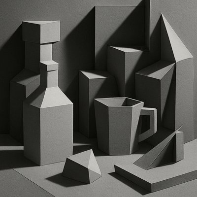 still life with everyday objects