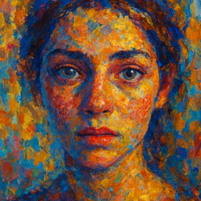 portrait of a person with expressive eyes