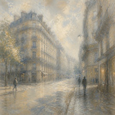 Atmospheric Impressionism Art Style Style Transfer Example